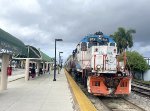 Southbound Tri-Rail Train # P625 at Hialeah Market Station behind GP49PH-3 # 812 